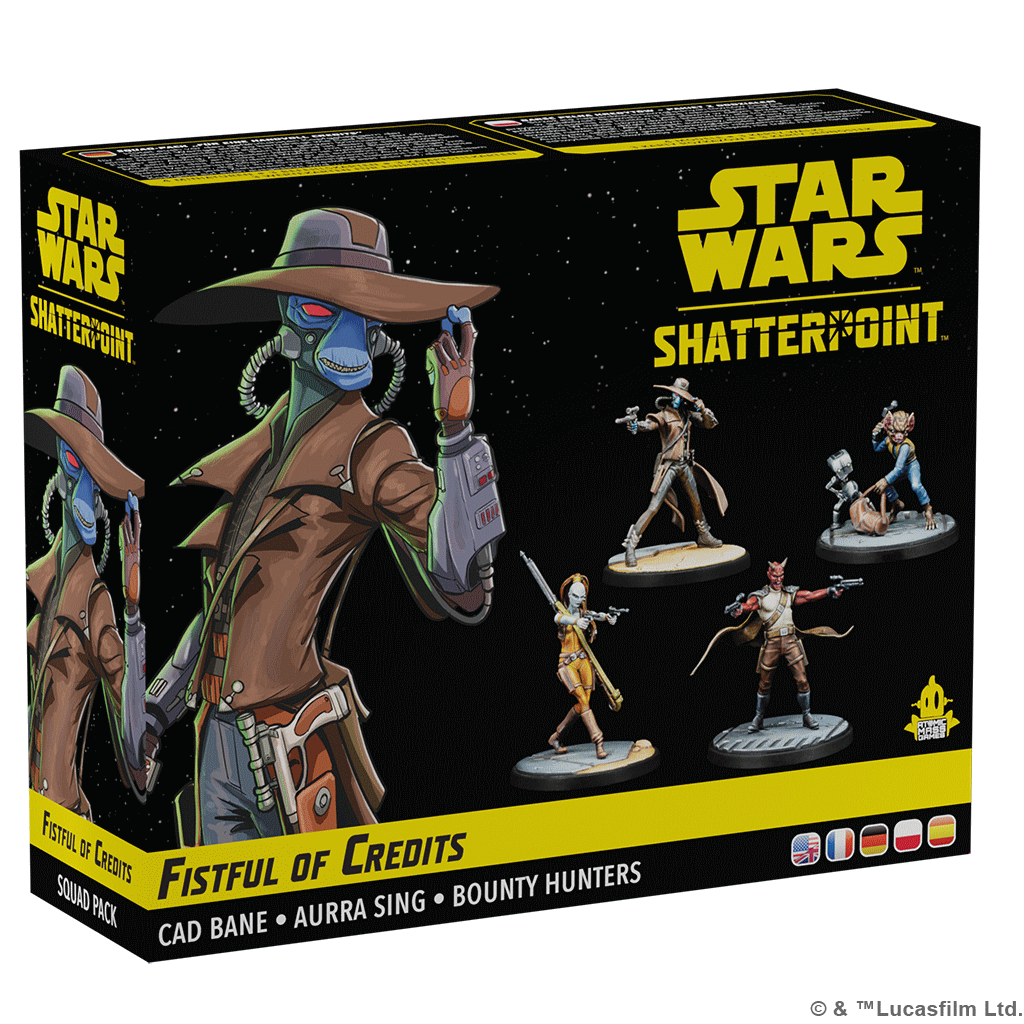 Atomic Mass Games Star Wars Shatterpoint - Fistful of Credits CAD Bane Squad