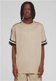Urban Classics Oversized Stripes Mesh Sport Tshirt XXL Beige