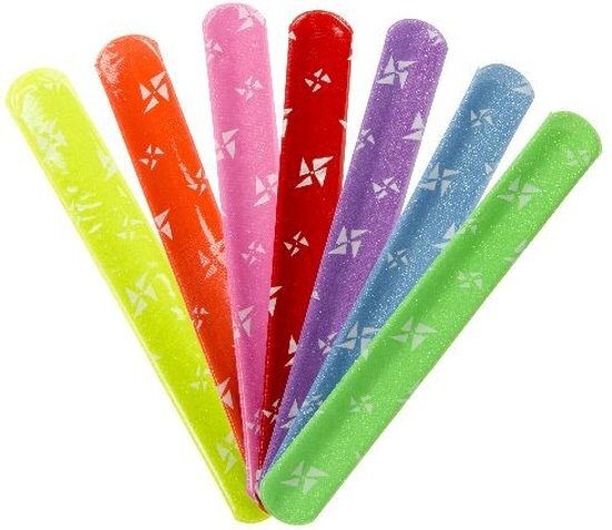 LG-import Klaparmband Fluor set van 36 stuks