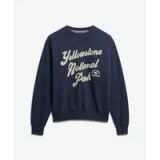 Superdry - Lo-fi Outdoor sweatshirt met losse pasvorm - Dames - Truien - Katoen - Maat 16 - Lauren Navy