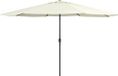 Prolenta Maison Exclusive Parasol met metalen mast, 390 cm, zandwit