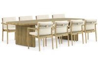 Santika Furniture Santika Suka/Falcon 300 cm dining tuinset 9-delig
