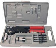 Var Swivel Head Hand Riveter Hulpmiddel Grijs