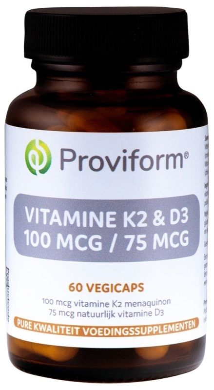 Proviform Vitamine K2 100mcg & D3 75mcg - 60 vc