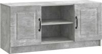 vidaXL TV-kast Betongrijs 102 x 34,5 x 47 cm Bewerkt hout