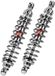 Bitubo Harley Davidson Dyna Hd036wme03 Amortisseur Argent 330.2 mm