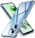 Techsuit Hoesje geschikt voor Xiaomi Redmi Note 12 Pro - Shockproof Silicone Back Cover - Transparant