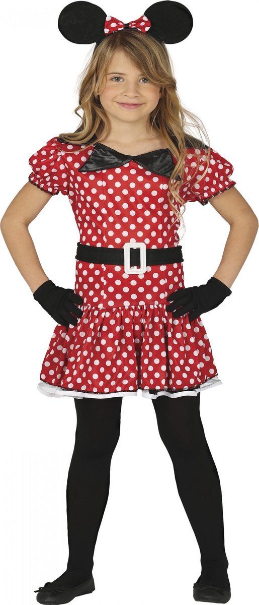 Fiestas Guirca Minnie Mouse Verkleedjurk Rood Meisjes 3-4 Jaar