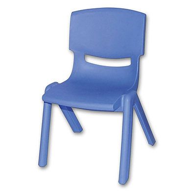 Bieco Kunststof kinderstoel - blauw