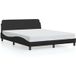 Prolenta Maison Exclusive - Bettgestell "Dover" Schwarz 152x203 cm Kunstleder