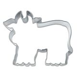 Staedter Koeivormige koekjessnijder, zilver, 7,5 cm