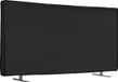 kwmobile Housse de protection en lin pour Smart TV - Convient aux téléviseurs de 65 pouces - Housse de télévision pliable - Housse de télévision en gris foncé
