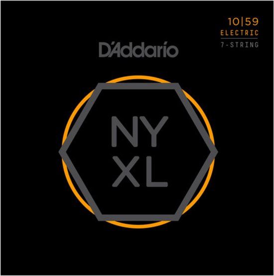 D'Addario NYXL 10-59 7-String Electric Guitar Strings