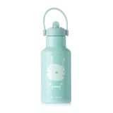Jané Thermosfles van roestvrij staal, houdt 24 uur koud en 12 uur warm, binnenste keramische coating, 350 ml, BPA-vrij, groen