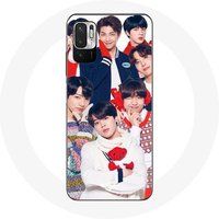 Maniacase Etui voor Xiaomi Redmi Note 10T 5G BTS Poster Memebers Kerstcadeau 2023
