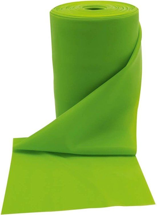 Sveltus Latex Weerstandsband Medium - 15 cm x 25 m - Groen