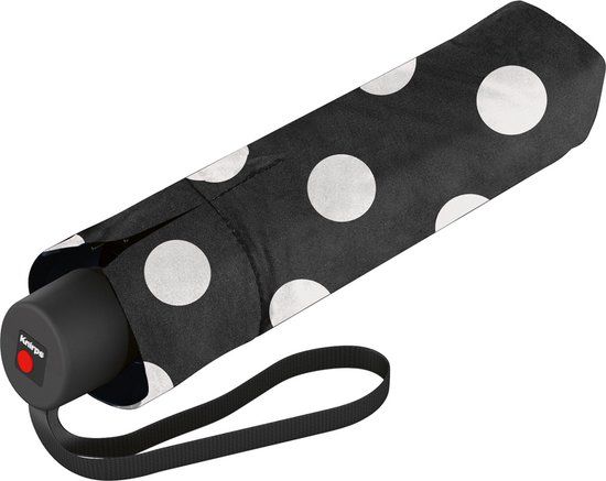 Reisenthel Umbrella Pocket Classic Opvouwbare Paraplu - ø 99 cm - Dots Wit