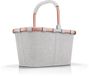 Reisenthel Carrybag Boodschappenmand - 22L - Frame Twist Sky Rose Grijs