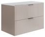Armoire murale pour salle de bain, aspect cachemire/marbre blanc (MDF), largeur 80 cm