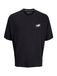 JACK & JONES Shirt 'JCOCNZ BERLIN' zwart / wit