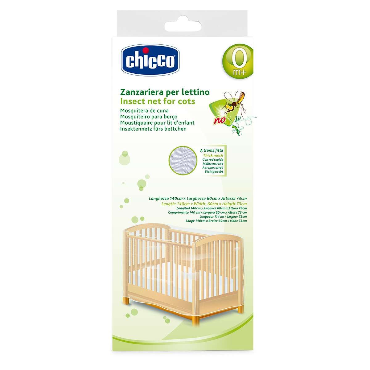 Chicco 00065984300000 Babyklamboe - Wit - 73x60cm - Handwasbaar