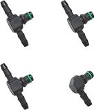 OEM Bol Gasolie Terugslagslangconnector - Voor Common Rail Serie Diesel Injector - 4 Stuks