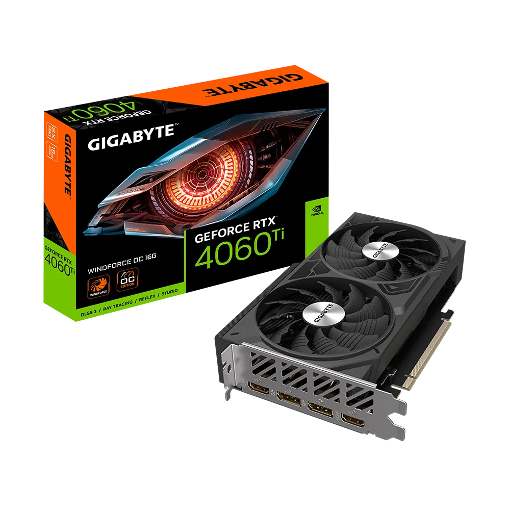 GIGABYTE   GeForce RTX 4060 Ti WINDFORCE OC 16G