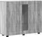 vidaXL Houten Kast Grijs Sonoma Bewerkt hout