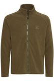 INDICODE JEANS Fleece jas 'Mandu' olijfgroen