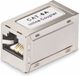 StarTech.com Shielded RJ45 Koppelstuk, Inline Cat6a Coupler, Female naar Female (F/F) T568B Connector, Shielded Ethernet Kabel Verlengstuk