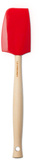 Le Creuset Craft Silicone Cooking Spatula - Red & Wood - 28.5cm