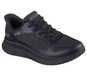 Skechers BOBS SQUAD 4 - STAPLE LOOK Dames Instappers - Zwart