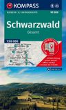 888 KOMPASS Wanderkarten-Set 888 Schwarzwald Gesamt (4 Karten) 1:50.000