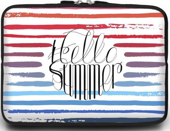 Case2go Universele Laptop Sleeve - 15.6 inch - Hello Summer