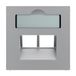 LEGRAND, SEANO afdekking 2x RJ45 voor gegevensdozen van Metz, Telegärtner en Rutenbeck, incl. tekstveld, kleur: aluminium gelakt, 765259