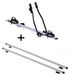 VDP SAGITTAR Porte-vélos + barres de toit RAPID compatibles avec Tata Indigo I Kombi (5 portes) 07-09