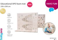 Baby Ono 150 x 200 cm Educatieve Omkeerbare Speelmat