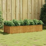 vidaXL - Plantenbak - verhoogd - 200x80x40 cm - cortenstaal