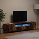 Maison Exclusive - Meuble TV LED, 3 pièces, en bois recyclé et panneaux de fibres de bois