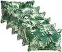 vidaXL - Housse de coussin - 6 pièces - Motif feuilles - 50 x 75 cm - Polyester