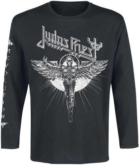 Judas Priest Revolution Album Heren Shirt met lange mouwen - Zwart - XL