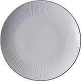 Tokyo Design Studio Nippon White Gold Rim Plate 27.5cm Lines