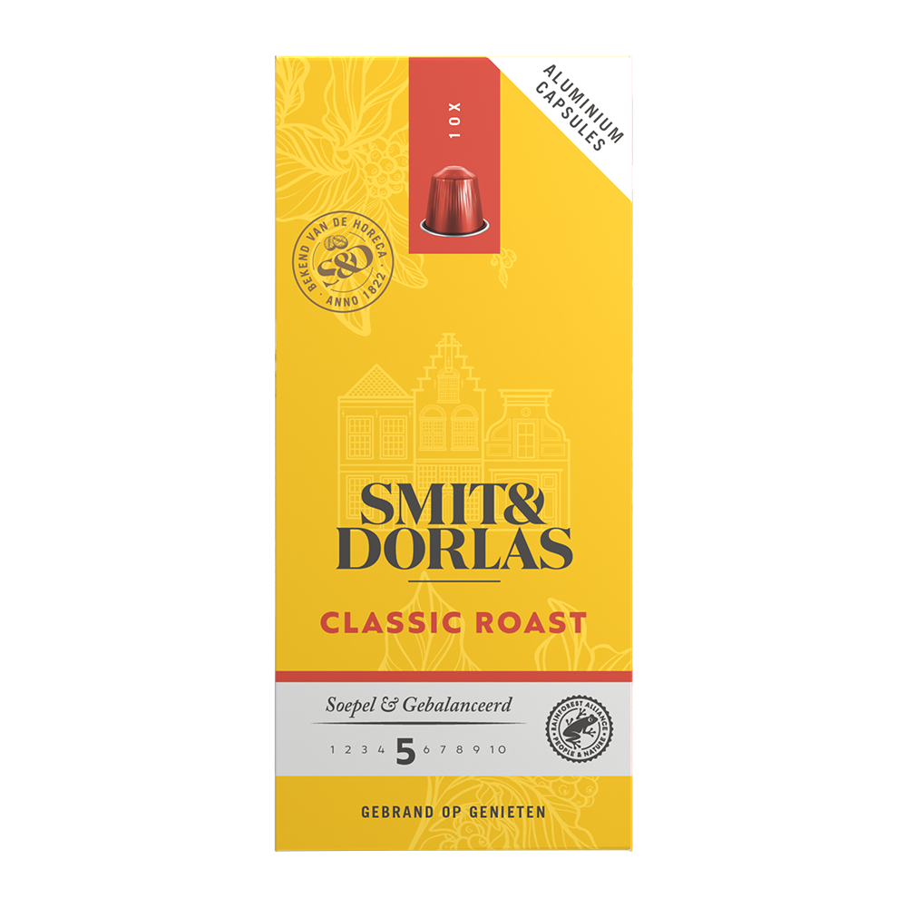 Smit & Dorlas Classic Roast - 10 koffiecups