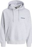 JACK&JONES Jcounion Print Sweat Hood Noos Heren Sweater Wit Melange XS