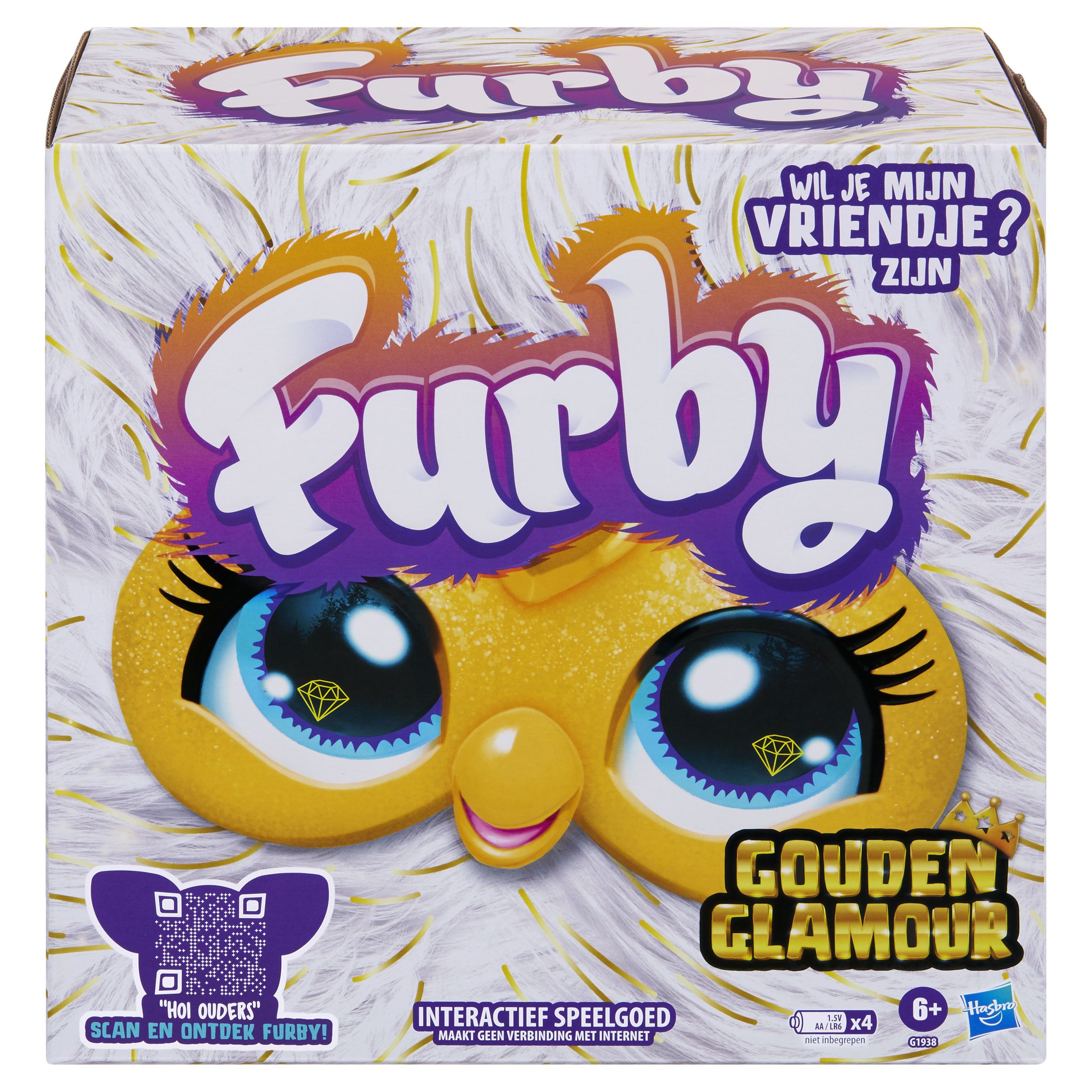 Hasbro Furby Gold Glam interactief speelgoed