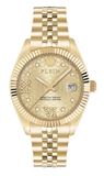 Philipp Plein Date Superlative PWYFA0425 Horloge - Staal - Goudkleurig - Ø 34 mm