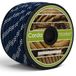 CORDAMARKET Skota Robuust touw voor boottochten, klimmen en outdoor-activiteiten, wit/blauw, 10 mm x 25 m