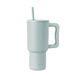 Simple Modern Trek beker van 30 oz met handvat en rietje | Geïsoleerde roestvrijstalen waterfles reismok | Geschenken voor vrouwen | Trek Collectie | 890 ml | Zeeglas salie