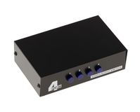 KALEA-INFORMATIQUE © - Switch AUDIO Stereo + VIDEO Composite - 4 Poorten