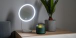 HUMANAS Make-upspiegel HS-ML01 met ledverlichting, wit